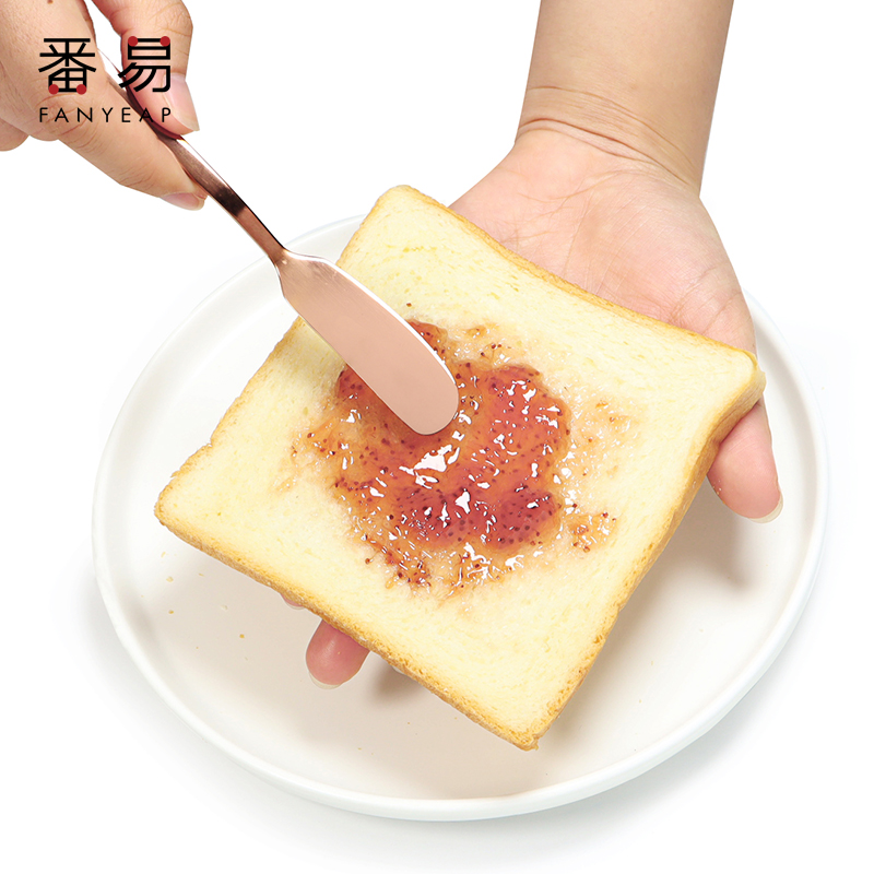 黄油刀抹酱刀面包吐司果酱抹刀甜品奶酪牛油涂抹日式不锈钢西餐刀