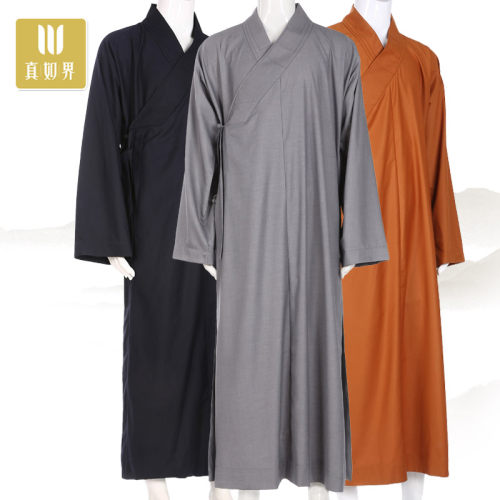 真如界僧服四季芸锦丝长褂师父