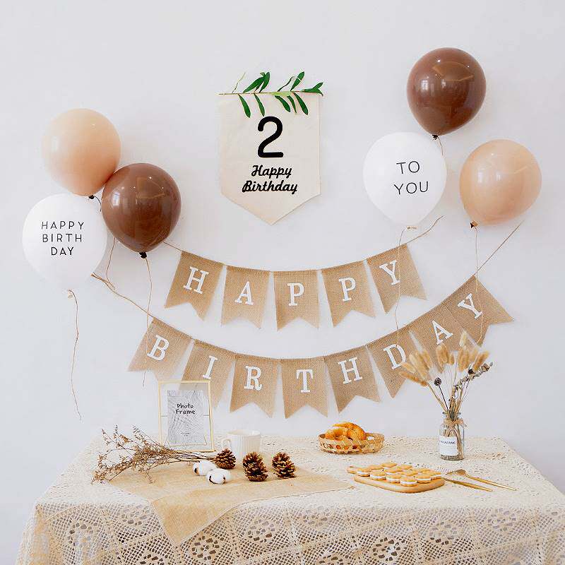 ins森系一周岁生日布置道具儿童宝宝男孩气球派对背景墙场景装饰|ruв категории фестиваль товаров/подарок, творческие подарки, 发光气球 - от Buy2taobao.com для оказания профессиональной услуги покупки агента Taobao