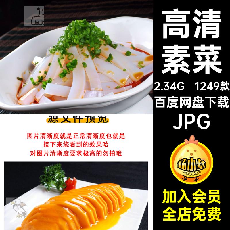 1249款设计图片素材高清模板凉菜喷绘菜品打印菜谱美食冷拼素菜