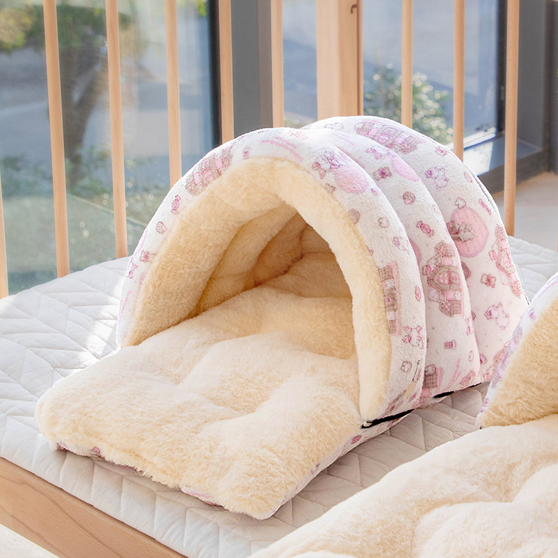 猫窝冬加厚半封闭2025新款冬天保暖猫咪睡窝幼猫小猫隧道睡袋狗窝,宠物/宠物食品及用品,猫窝/屋/帐篷/沙发,淘宝优惠券,粉丝福利购,淘宝优惠卷