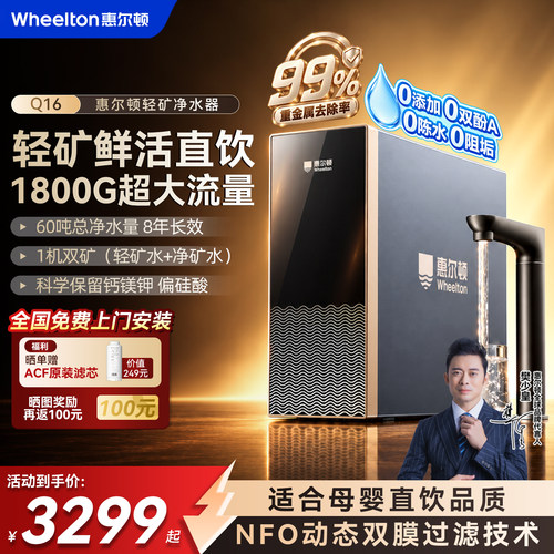 惠尔顿轻矿母婴直饮RO反渗透Q16