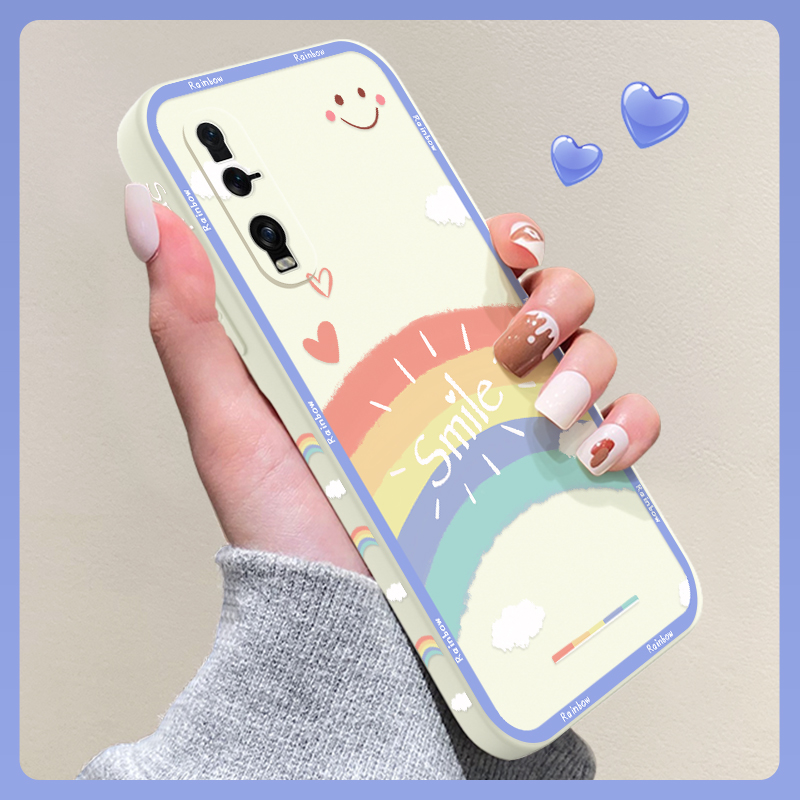 oppofindx2手机壳卡通液态硅胶