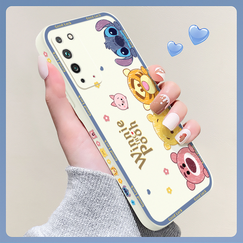 荣耀x10手机壳卡通液态硅胶