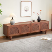 实木电视柜 全友家居家具门店同款 810532 东方风 主柜 璞素系列