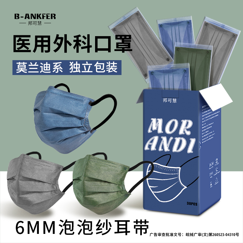 男潮款三层正品正规医用外科口罩