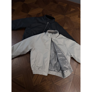 美式复古毛领座山雕哈灵顿G9棉服bomber飞行夹克男女外套Cleanfit