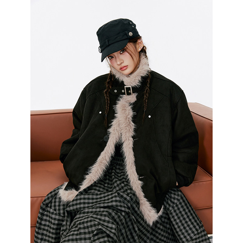 美式复古麂皮毛领座山雕棉服男女冬季街头小众设计感加厚棉衣外套,女装/女士精品,棉衣/棉服,淘宝优惠券,粉丝福利购,淘宝优惠卷