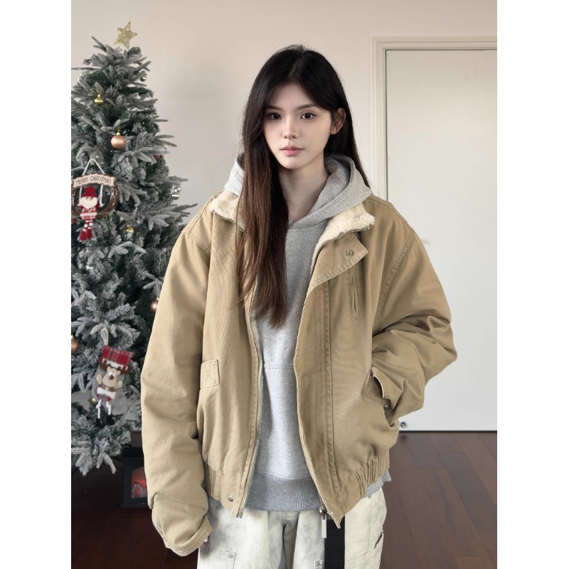 美式座山雕cleanfit飞行夹克男女