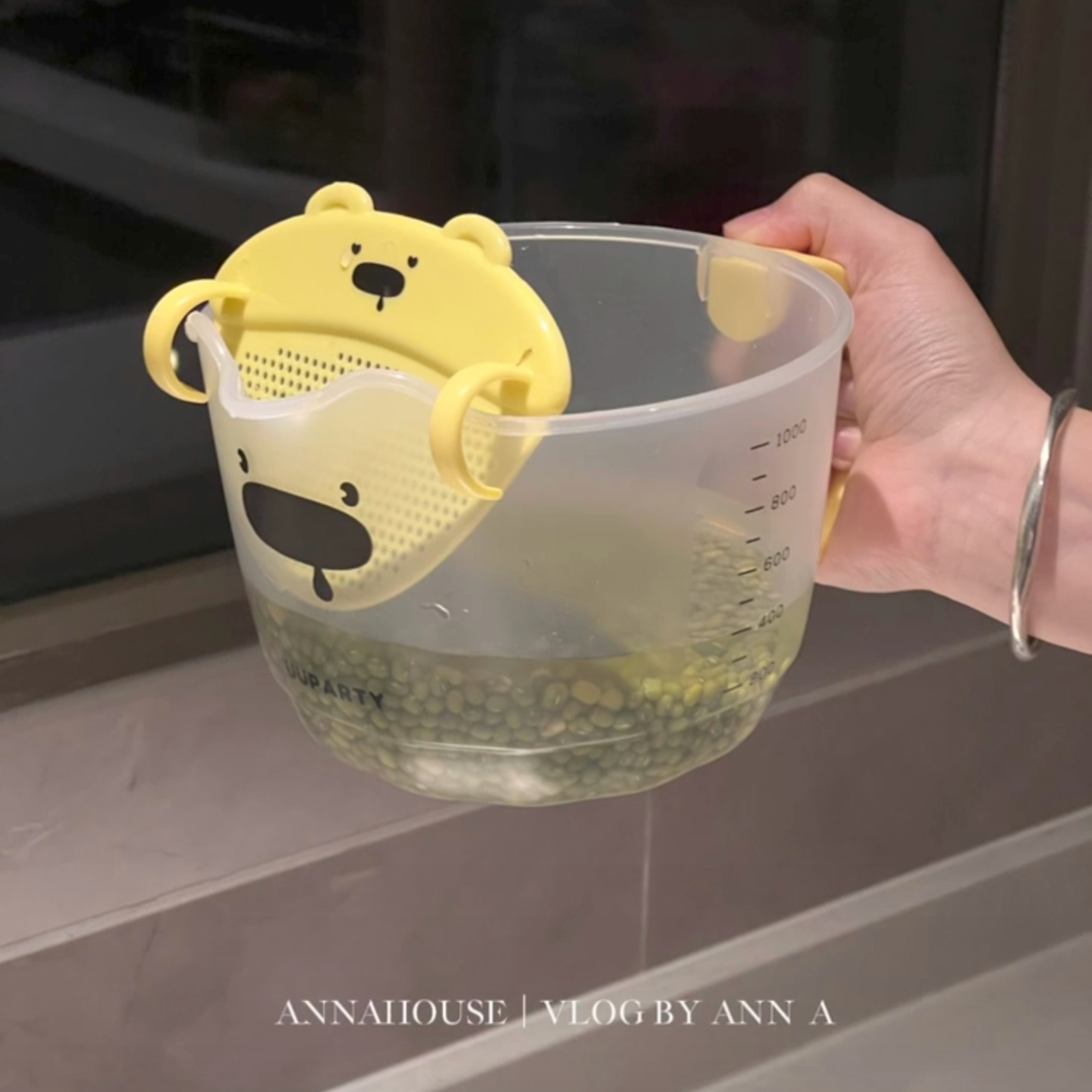 ANNAHOUSE家居馆 过滤量杯耐高温鸡蛋液烘焙带刻度杯