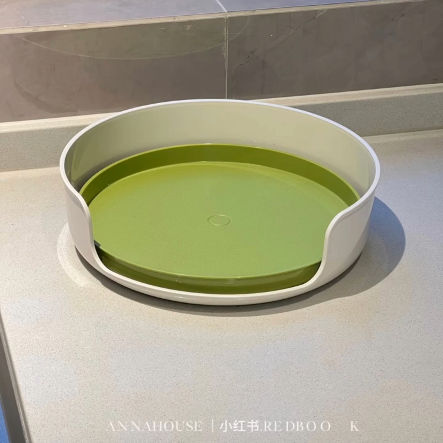 ANNAHOUSE家居馆 旋转置物架多功能厨房整理用品调料盒调料酱油瓶