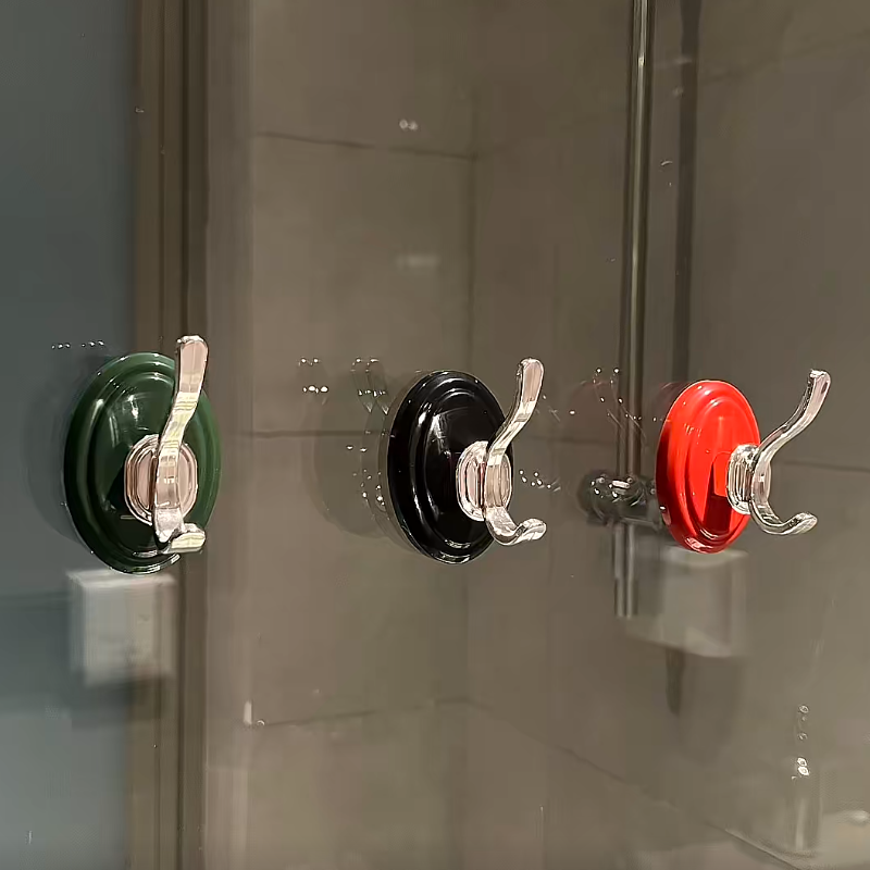 吸盘挂钩免打孔强力承重挂衣钩卫生间门后墙上壁挂真空无痕挂钩