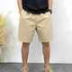 男士 子男2026新款 夏季 卡其色五分裤 纯棉轻薄款 裤 宽松百搭5分短裤