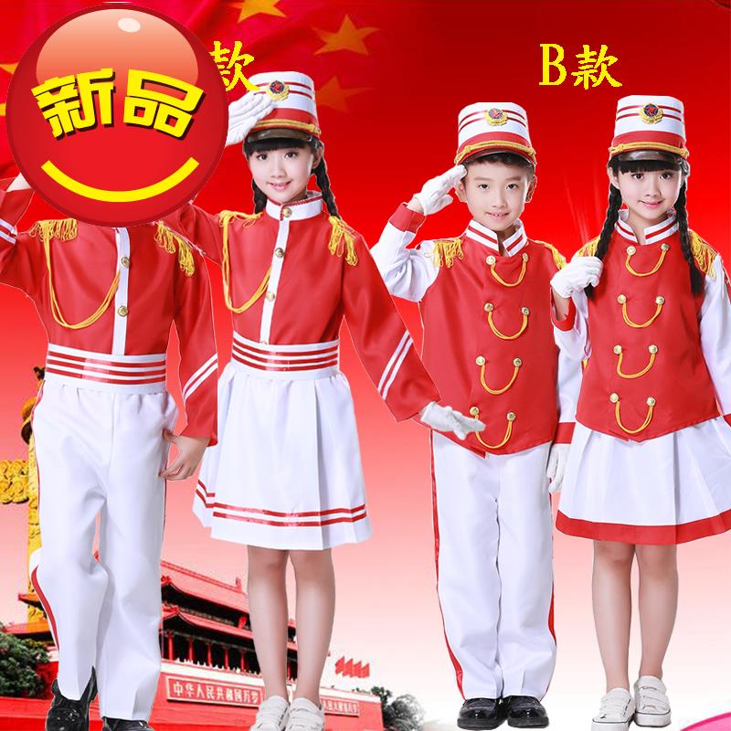 升旗手乐队服装鼓乐队幼儿园仪仗队男女服表o演款校园儿童衣服|ruв категории Детская одежда, детский костюм - от Buy2taobao.com для оказания профессиональной услуги покупки агента Taobao