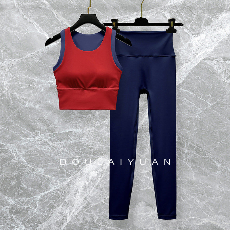 普拉提瑜伽服套装女2025新款高级感夏季跑步运动健身训练背心上衣,运动服/休闲服装,健身衣,淘宝优惠券,粉丝福利购,淘宝优惠卷