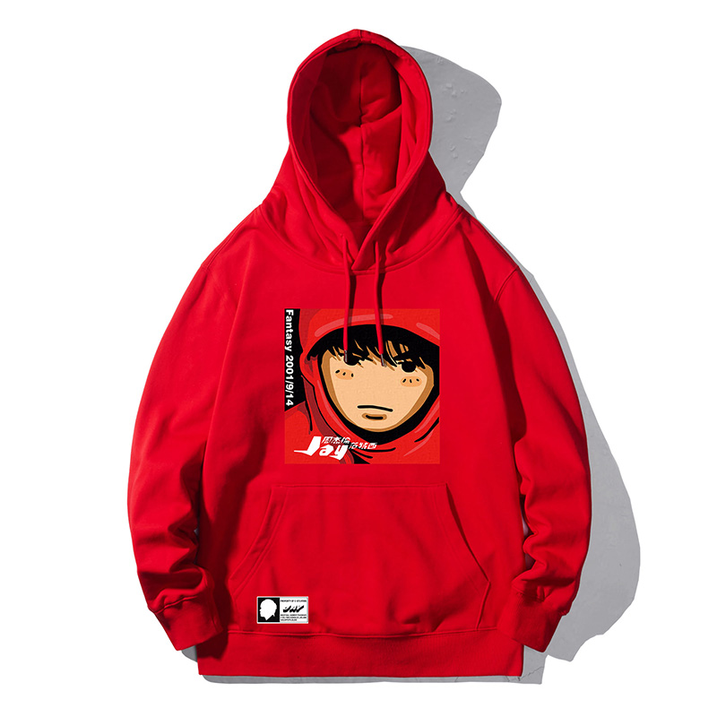 周杰伦连帽卫衣