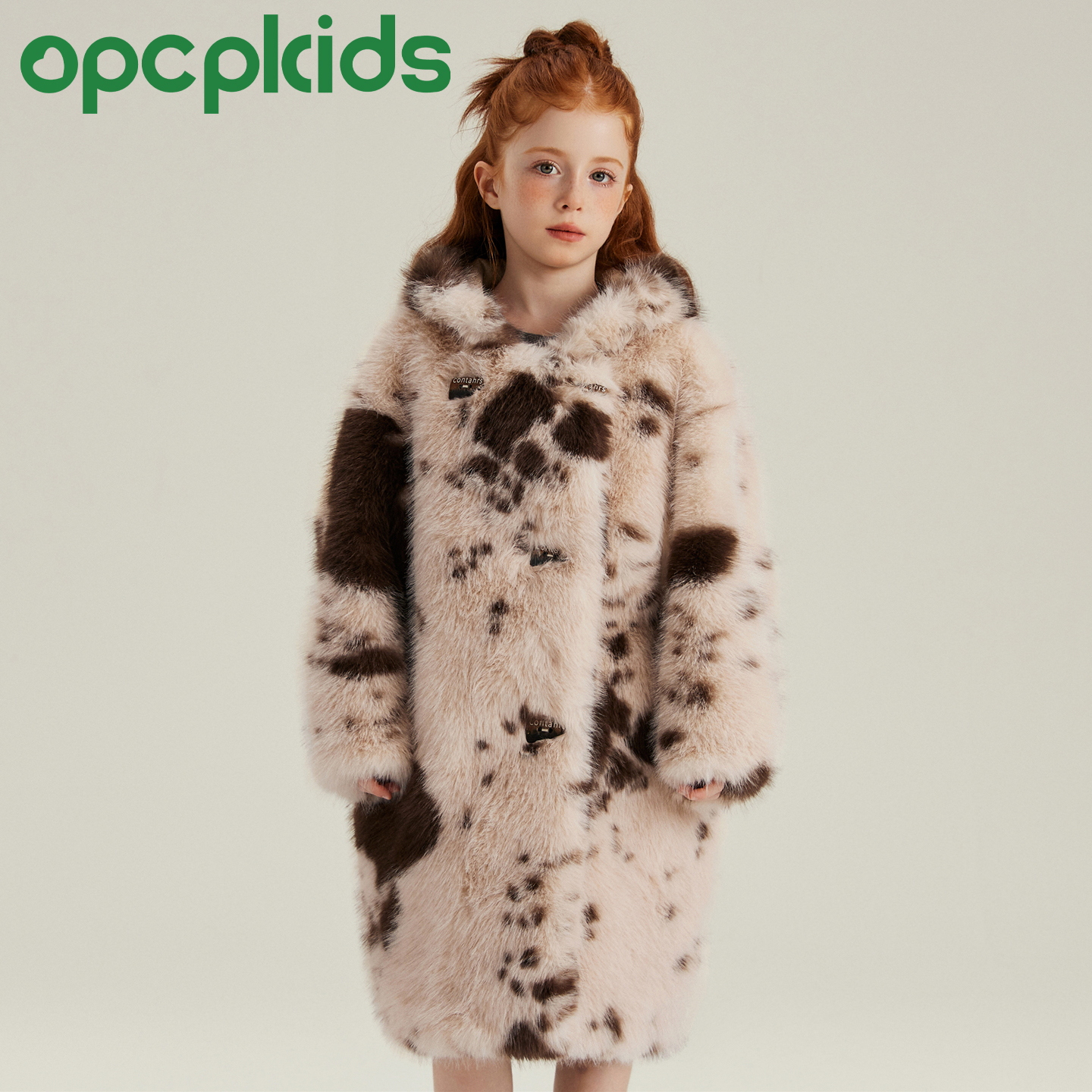 儿童皮草外套2025秋冬新款