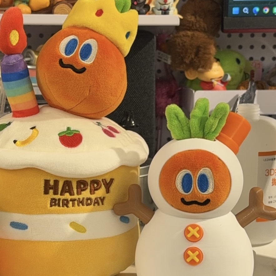 雪人卜卜头套圣诞限定卜卜定制3D打印五月天演唱会卜卜挂件摆件