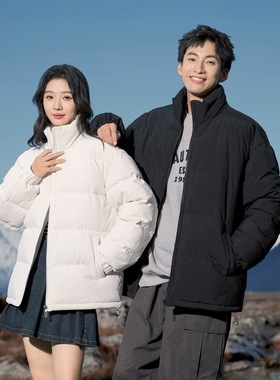 IZEXX潮牌冬季户外运动加厚棉服男面包服情侣款防风抗寒保暖外套