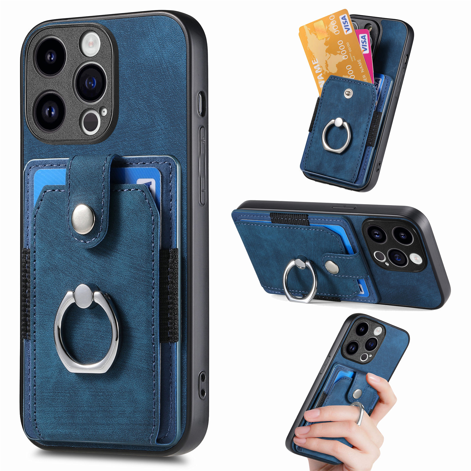 卡包14T适用小米13T红米note13pro手机壳15防摔K80卡套xiaomi12插卡Redmi11i放卡片K50PRO钱包K60支架全包K70