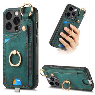 卡套一体适用苹果15promax手机壳16e带卡包14卡夹iPhone13可放卡12指环11零钱包xs支架8plus钥匙扣7门禁卡X