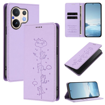 适用vivo V70手机壳V60翻盖X300pro插卡X200卡套V40E防摔V50lite零钱包Y29S全包S50/S30外壳Y39新款V30/V29