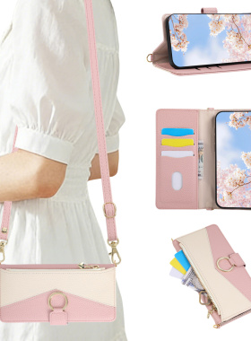 适用荣耀X9D手机壳X70翻盖皮套X9C带挂绳400pro斜挎背带X9B机套零钱包200lite全包x8B防摔smart指环扣新款