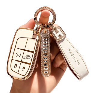 吉普jeep钥匙套指南者自由光自由侠大切诺基大指挥官车包扣壳高档