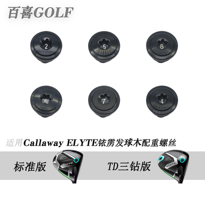 适用卡拉威ELYTE铱雳发球木球头配重螺丝适用木杆高尔夫球杆螺丝