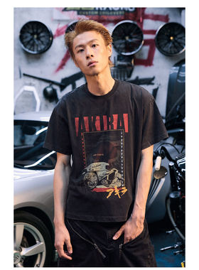 GAOX  AvinMade 26SS 东京大爆炸印花短袖 数码重磅300G