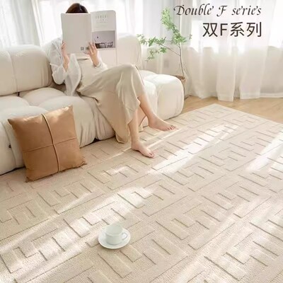 3D浮雕双F防水防污免洗地毯