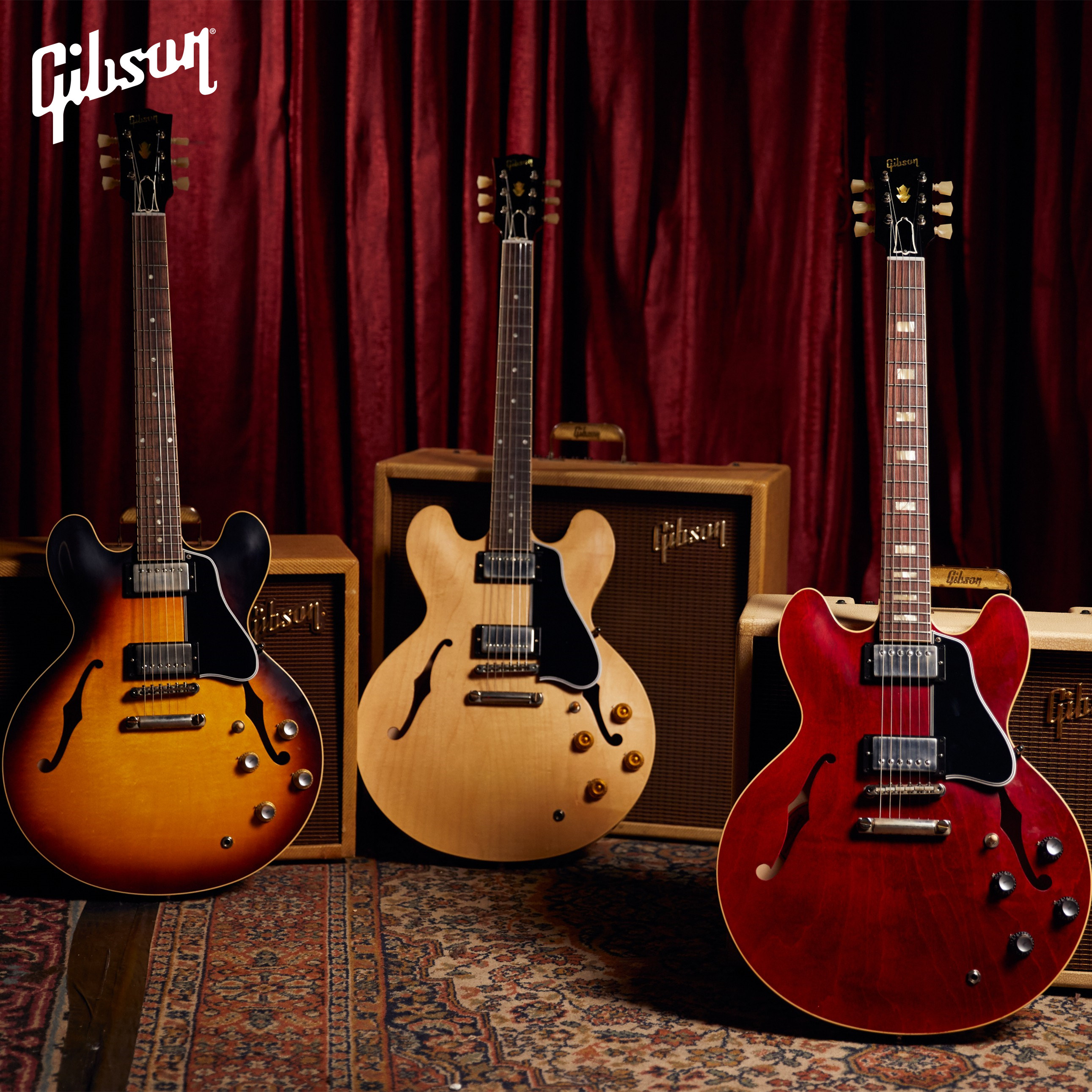 gibson吉普森1959/1961/1964 es-335/345布鲁斯爵士半空心电吉他