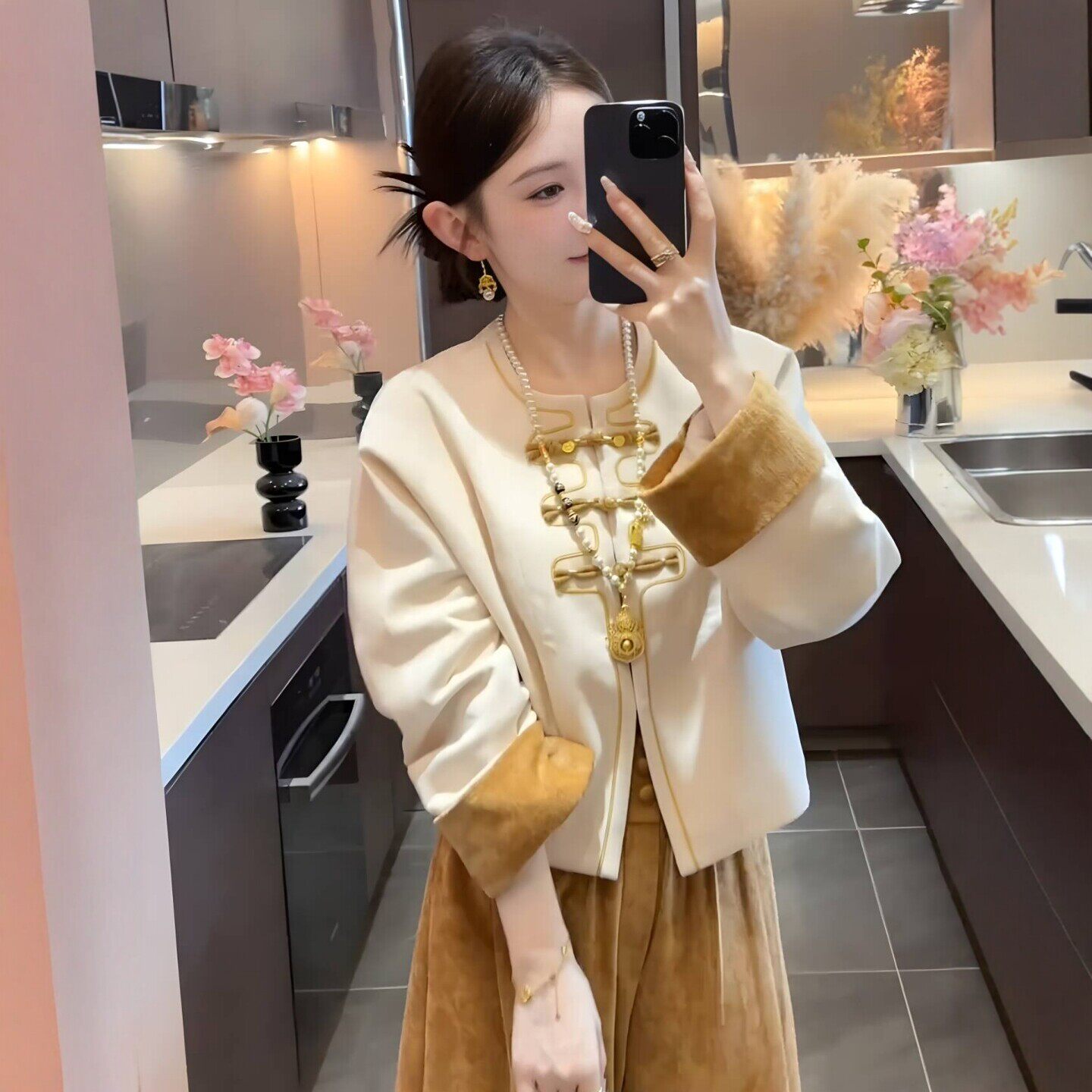 大尺码胖mm套装女春秋202