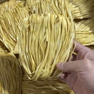 宁波特产樟村切面手工盘面碱水面煮面炒面拌面面条老人