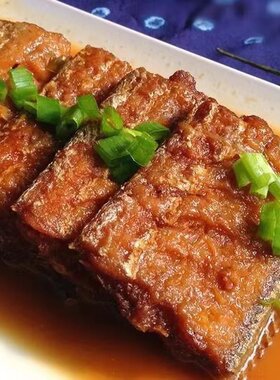 即食糖醋熏带鱼开袋熟食冷盘酒店