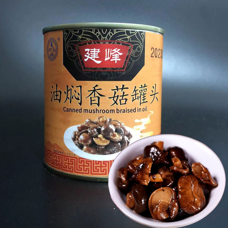 宁波特产建峰油焖香菇罐头