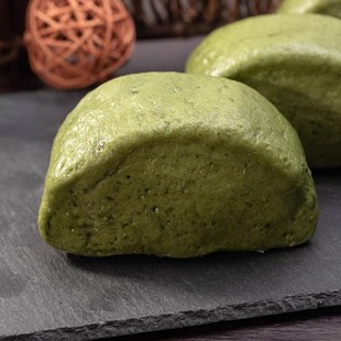 【象山艾草馒头】宁波特产大塘麦糕甜味宁海青馒头早餐青麦糕