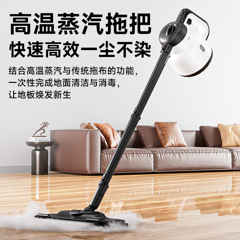 枪牌高温高压蒸汽清洁机清洗机蒸汽拖把家用厨房拖地洗地扫地神器
