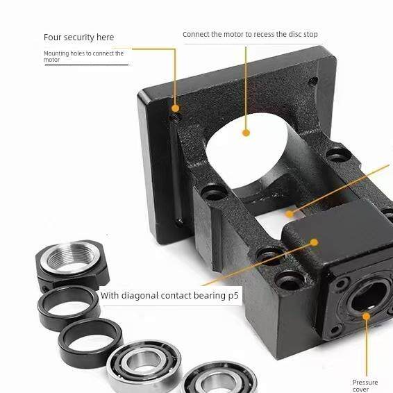 电机座电机一体座伺服步进马达座MBK15-80 20-80支架传动座固定座
