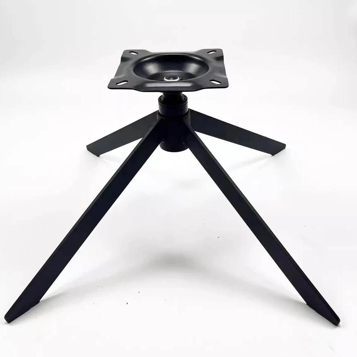 电脑椅休闲会议椅子底座支架铁架四星切割高款铁片脚椅子配件大全