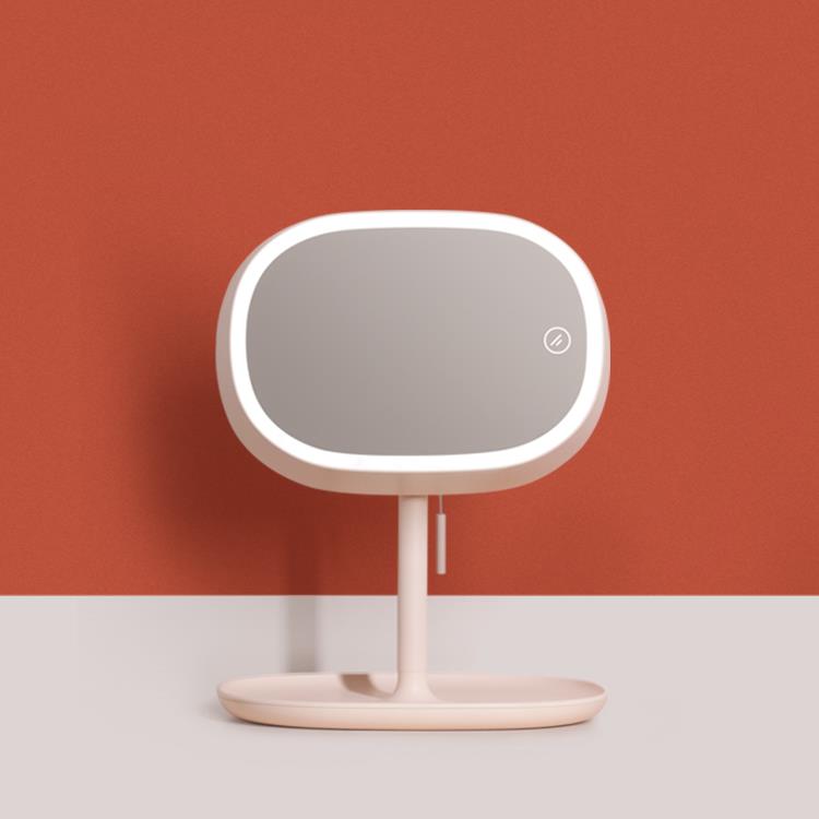 MUID化妆镜带灯补光台式led充电桌面台灯收纳折叠美容梳妆美妆镜