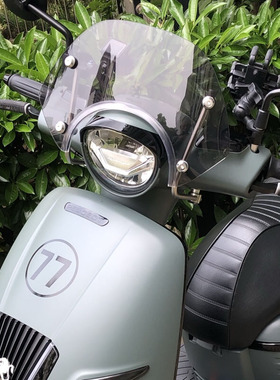 适用标致姜戈Django150前风挡加高挡风玻璃改装配件新款加厚高清