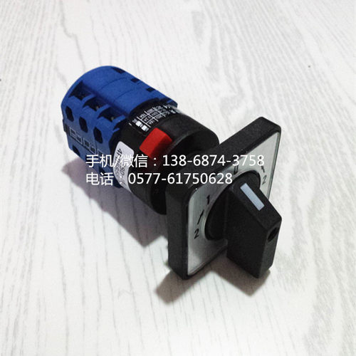 万能转换开关 单孔中心安装 固定档加自复位 LW38D-164FB5858/3C