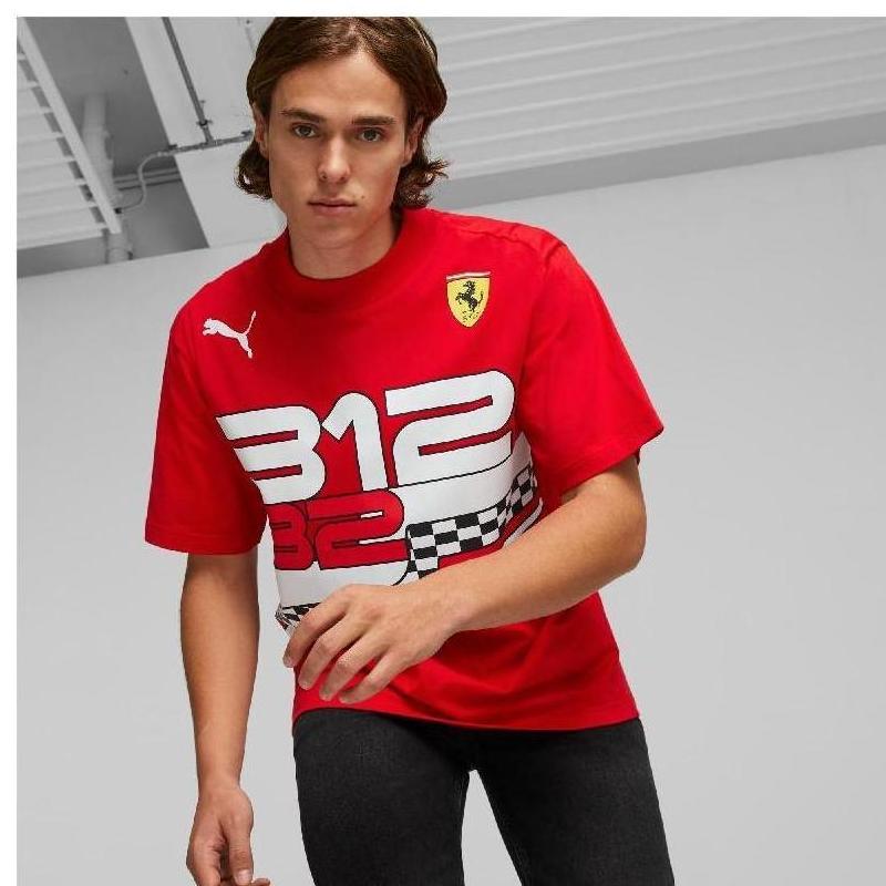 puma彪马男士运动休闲t恤f1法拉利车队个性短袖美国直邮535799