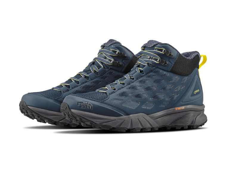 the north face/北面男户外鞋登山鞋高帮系带耐磨包裹性t194f