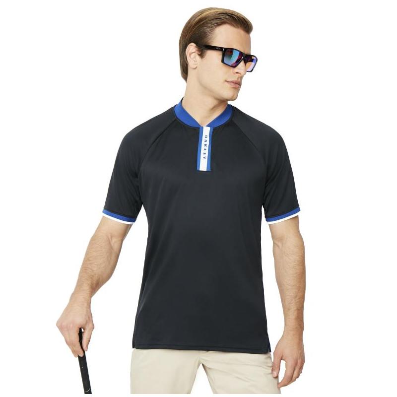 oakley/欧克利男子户外polo衫短袖拼色条纹旅行美国直邮o704