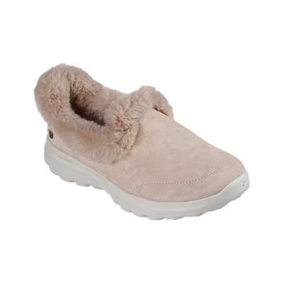 Skechers/斯凯奇女鞋休闲鞋舒适保暖一脚蹬冬季毛绒鞋正品175050