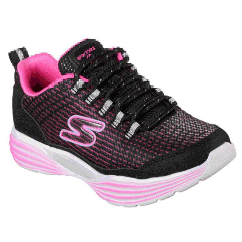 skechers/斯凯奇女童户外休闲鞋低帮渐变闪灯轻便防滑logo20100