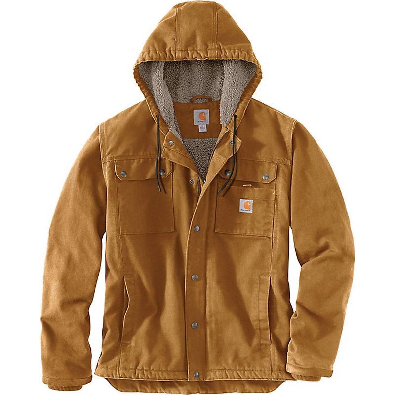 爆款Carhartt/卡哈特男户外夹克运动外套连帽防风保暖冬季B336T-封面