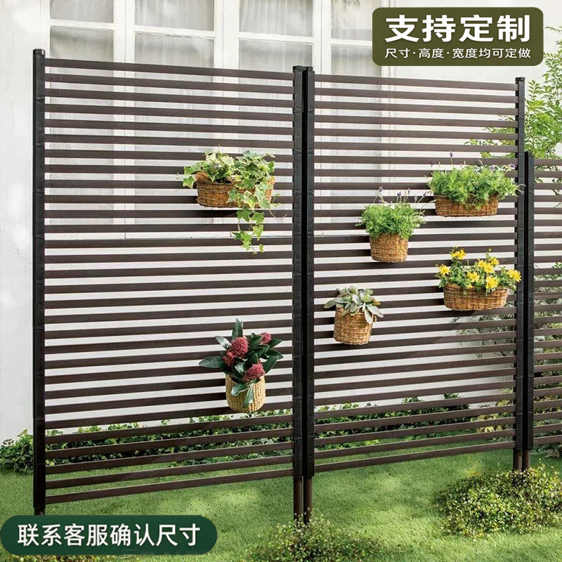 栅栏围栏装饰屏风架子隔断篱笆网格爬藤花园庭院架护栏户外支架